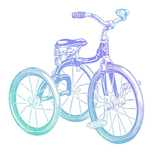 Couture Creations Mens Mini Stamp Tricycle