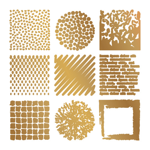 Couture Creations Gentleman Crafter Hotfoil Stamp Texture Tiles