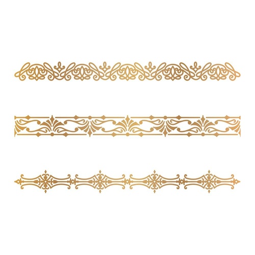 Couture Creations Gentlemans Emporium Hotfoil Stamp Border Collection