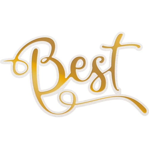 Couture Creations Delightful Sentiments Cut Foil and Emboss Die Best
