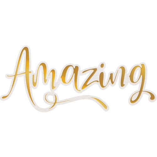 Couture Creations Delightful Sentiments Cut Foil and Emboss Die Amazing