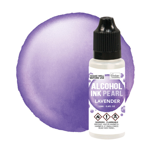 Couture Creations Lavender Pearl Alcohol Ink