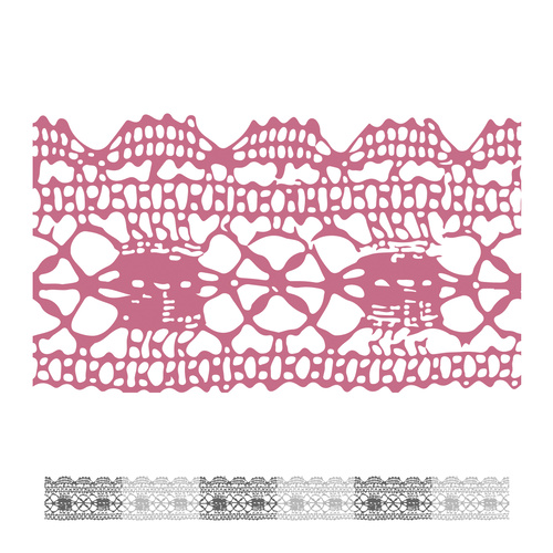 Couture Creations Peaceful Peonies Mini Stamp Lacey 