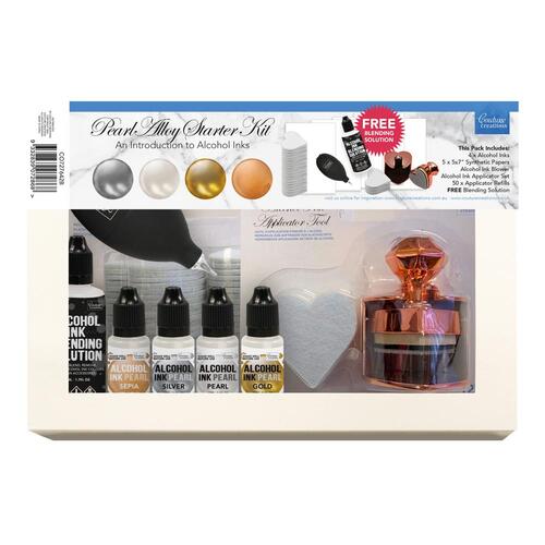 Couture Creations Pearl Alloy Alcohol Ink Starter Kit