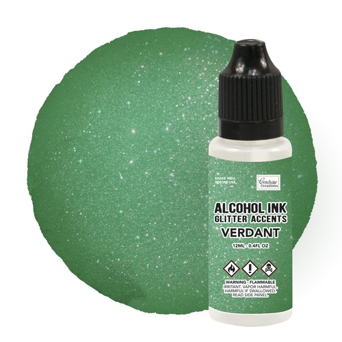 Couture Creations Verdant Glitter Accents Alcohol Ink