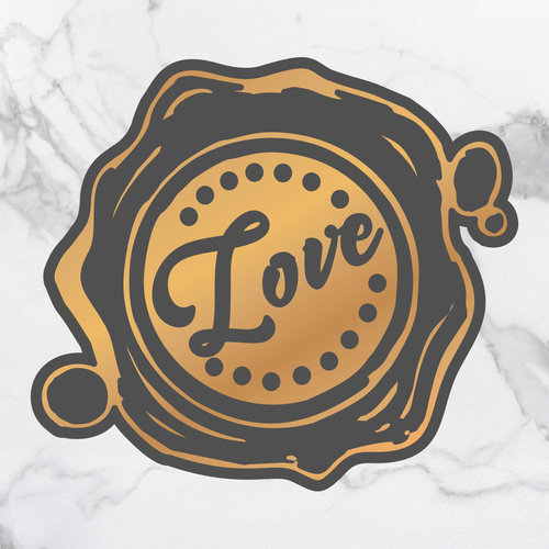 Couture Creations Steampunk Dreams Cut and Create Die Stamp of Love