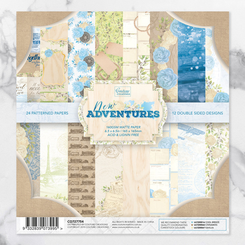 Couture Creations New Adventures 6.5" Paper Pad