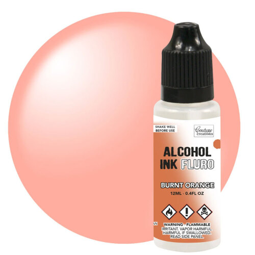 Couture Creations Burnt Orange Fluro Alcohol Ink