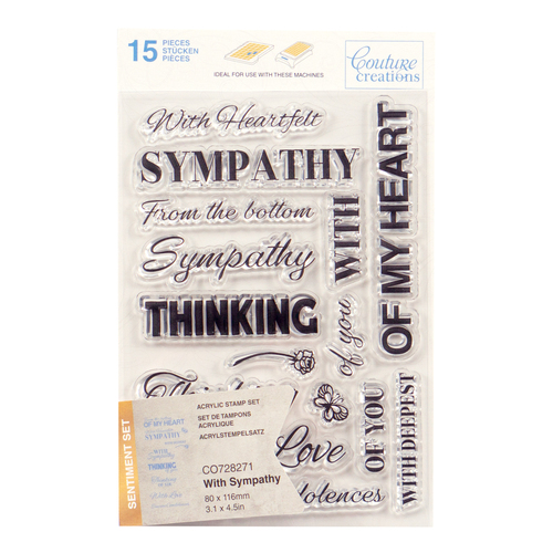Couture Creations With Sympathy Sentiment Stamp Set