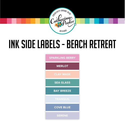 Catherine Pooler Beach Retreat Ink Pad Side Labels