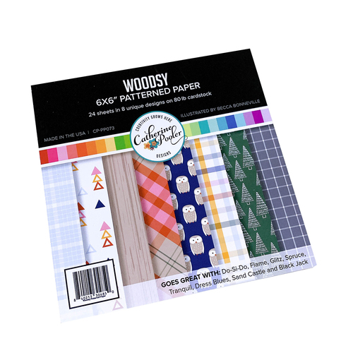 Catherine Pooler Woodsy Patterned Paper