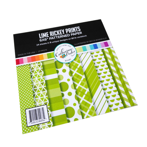 Catherine Pooler Lime Rickey Prints Patterned Paper