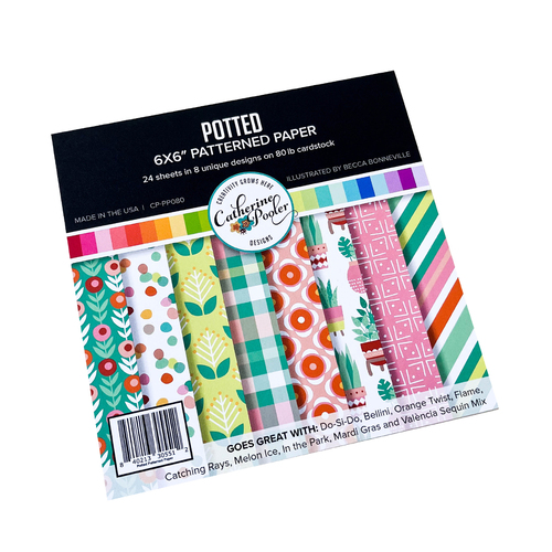 Catherine Pooler Potted Patterned Paper