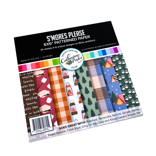 Catherine Pooler S'mores Please Patterned Paper
