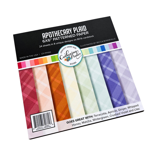Catherine Pooler Apothecary Plaids Patterned Paper