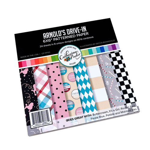 Catherine Pooler Arnold's Drive-In Patterned Paper