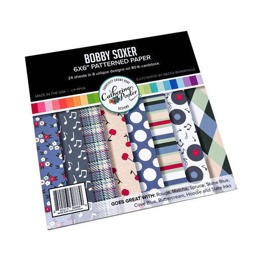 Catherine Pooler Bobby Soxer Patterned Paper