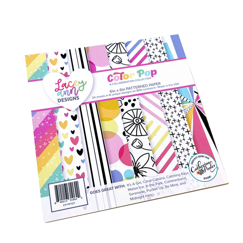 Catherine Pooler Color Pop 6x6 Patterned Paper
