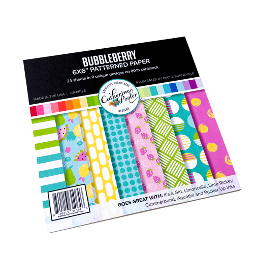 Catherine Pooler Bubbleberry Patterned Paper