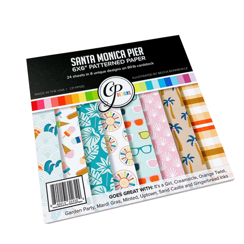 Catherine Pooler Santa Monica Pier Patterned Paper