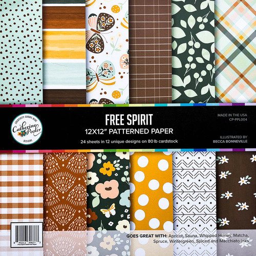 Catherine Pooler Free Spirit 12x12" Patterned Paper Pad