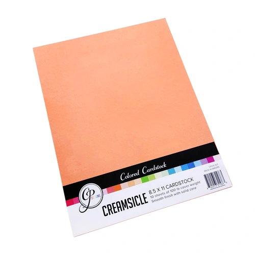 Catherine Pooler Colored Cardstock -  Creamsicle 