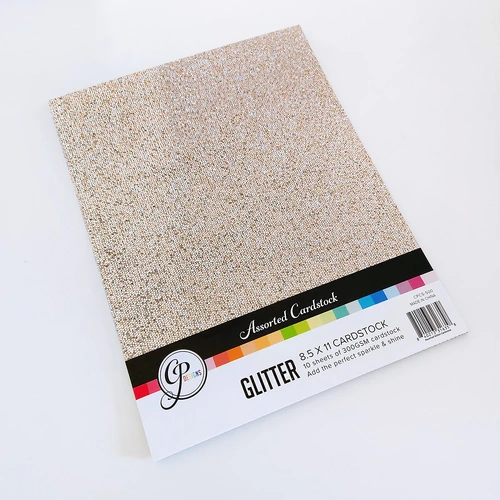 Catherine Pooler Assorted Glitter Cardstock (pack 10 sheets of 2 each)