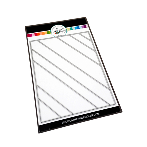 Catherine Pooler Angled Strips Cover Plate Die