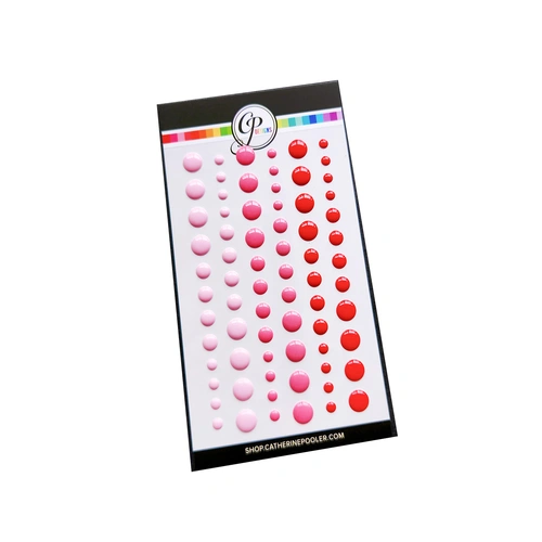 Catherine Pooler Enamel Dots - Party Reds