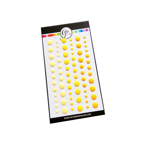 Catherine Pooler Enamel Dots - Party Yellows