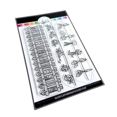 Catherine Pooler Backyard Borders Stamp