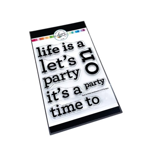 Catherine Pooler Time to Party Sentiments Stamp Set