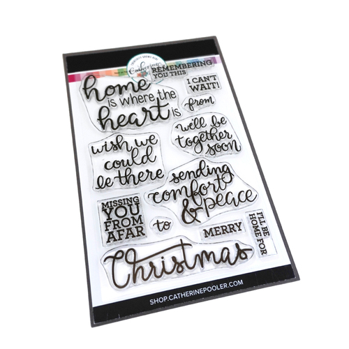 Catherine Pooler Near or Far Sentiments Stamp Set
