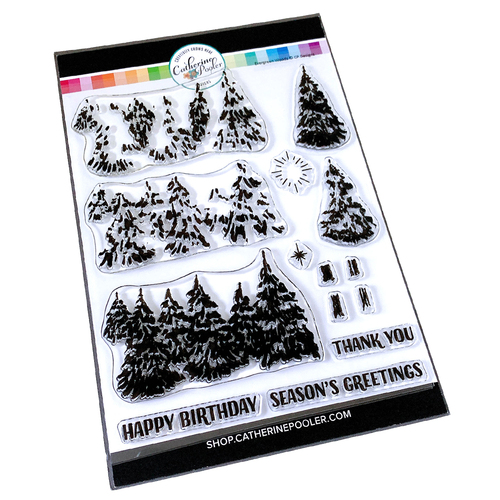 Catherine Pooler Evergreen Woods Stamp Set