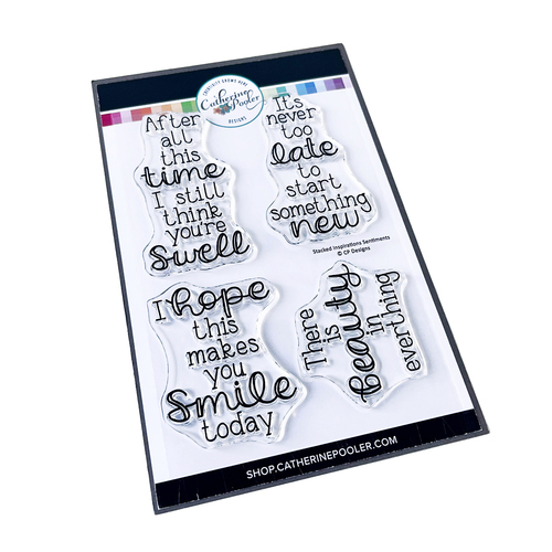 Catherine Pooler Stacked Inspirations Sentiments Stamp Set