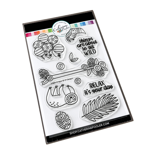 Catherine Pooler Jungle Amigos Stamp Set