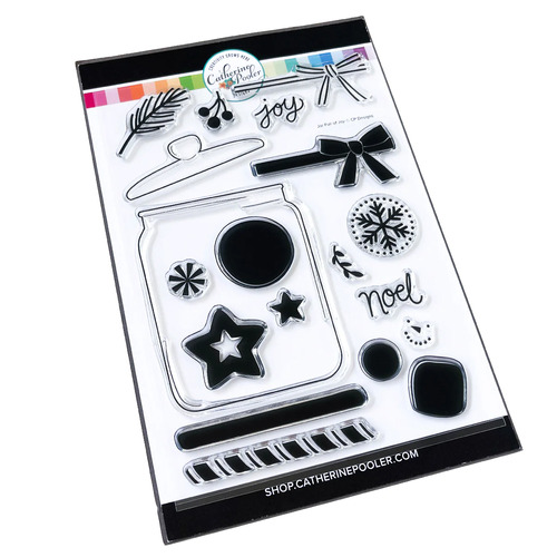 Catherine Pooler Jar Full of Joy Stamp Set 6x8
