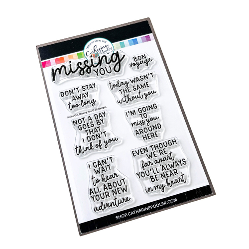Catherine Pooler Inside Out Missing You Sentiments Stamp Set 