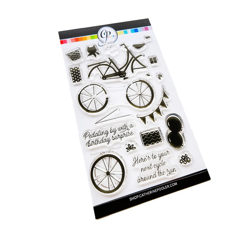 Catherine Pooler Pedaling By Stamp Set