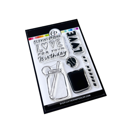 Catherine Pooler Serving LOVE Stamp Set 3x4