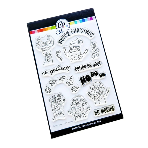 Catherine Pooler Santa's Crew Stamp Set