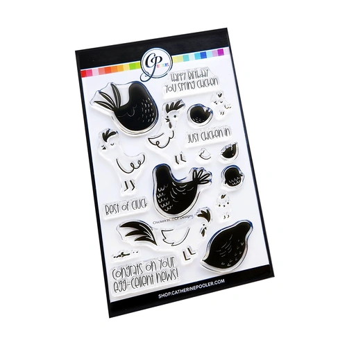 Catherine Pooler Chicken In Stamp Set