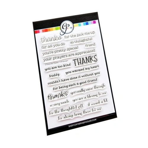 Catherine Pooler 3 Times the Thanks Sentiments Stamp Set