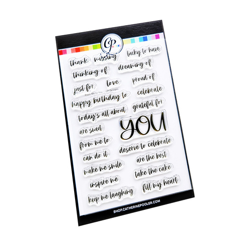 Catherine Pooler From Me to You Sentiments Stamp Set