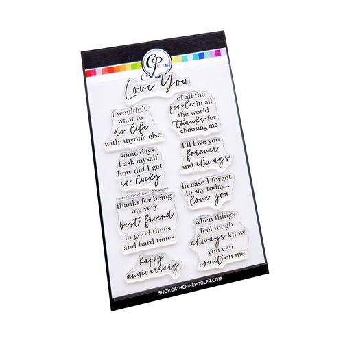 Catherine Pooler Inside Out Love You Stamp Set