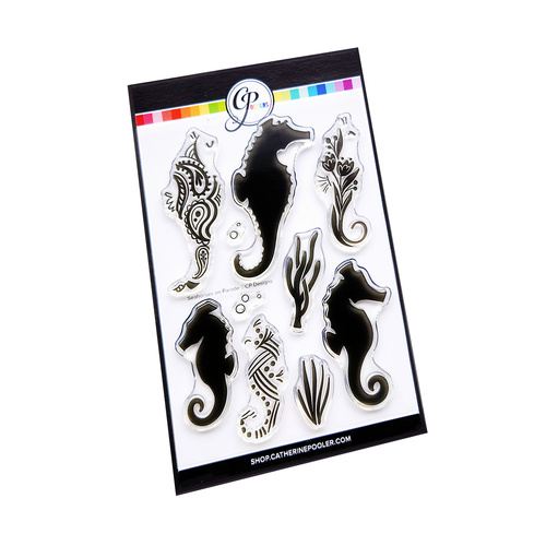 Catherine Pooler Seahorses on Parade Stamp Set