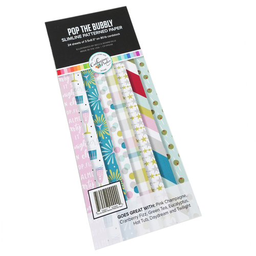 Catherine Pooler Pop the Bubbly Slimline Patterned Paper