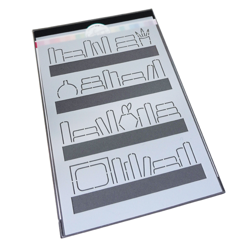 Catherine Pooler Bookshelf Stencil