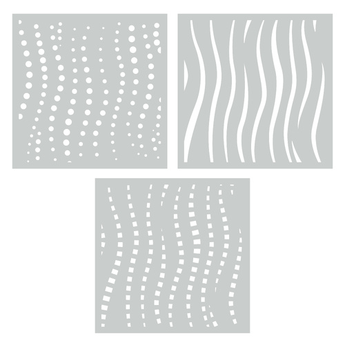 Catherine Pooler Jellyfish Dance Layered Stencils (set of 3)
