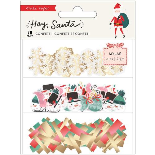 Crate Paper Hey Santa Confetti Set